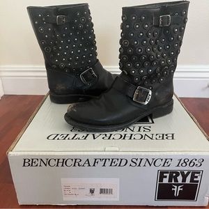 Frye Jenna Disc Short Studded Boots